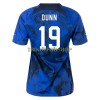 Original Fußballtrikot USA DUNN 19 Auswärtstrikot WM 2022 Für Damen